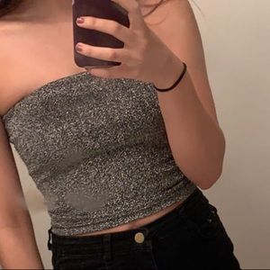 Forever 21 sparkley tube top